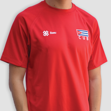 Cargar imagen en el visor de la galería, Playera Deportiva Selección Cubana - Cuba Sport Sec - Rojo
