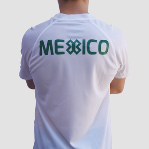 Playera Deportiva Selección Mexicana - México Sport Sec - Blanco