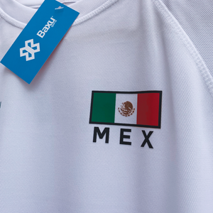 Playera Deportiva Selección Mexicana México Sport Sec Blanco