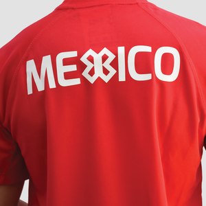 Playera Deportiva Selección Mexicana - México Sport Sec - Rojo