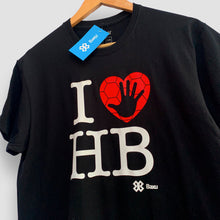 Cargar imagen en el visor de la galería, Playera Unisex Balonmano - I Love Handball - Negro
