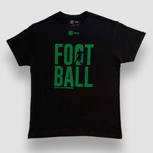 Cargar imagen en el visor de la galería, Playera Unisex Futbol - Show Football - Negro con Verde
