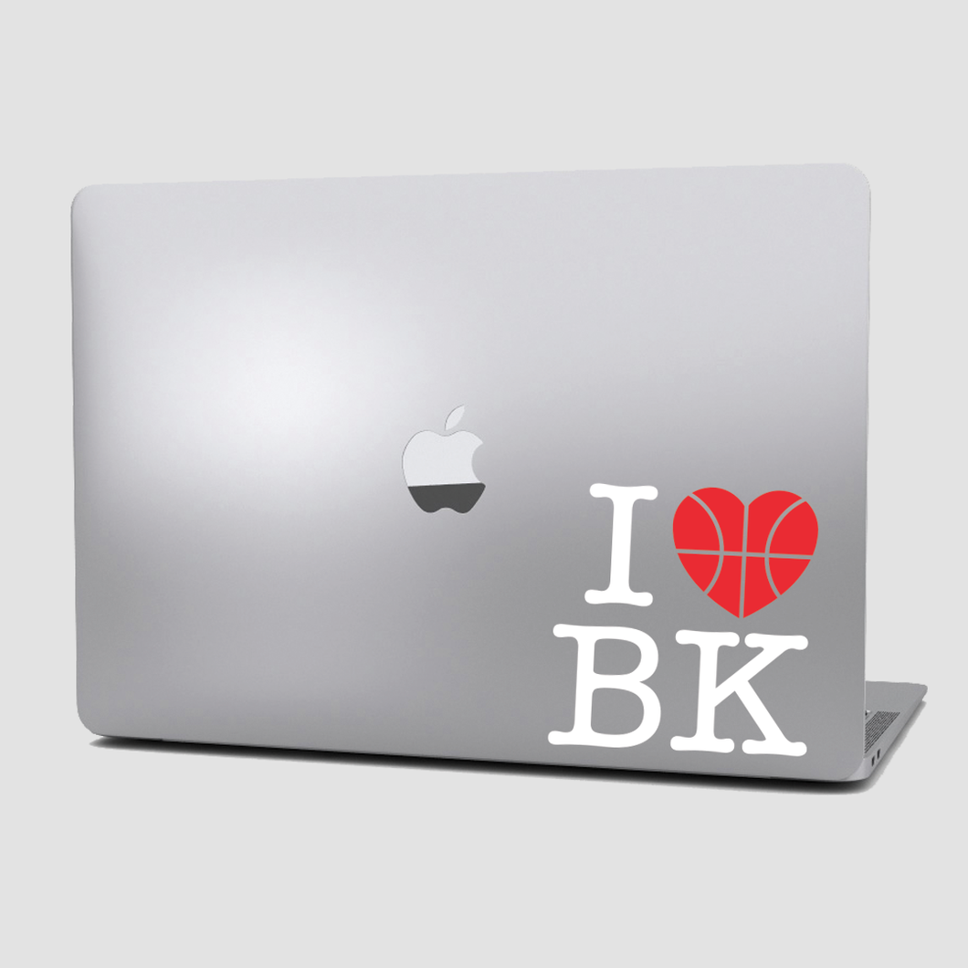 Sticker Basquetbol - I Love Basketball - Grande