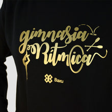 Cargar imagen en el visor de la galería, Sudadera Unisex Gimnasia Rítmica - Show Rhythmic Gymnastic - Negro / dorado
