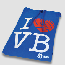 Cargar imagen en el visor de la galería, Sudadera Voleibol - I Love Volleyball - Azul
