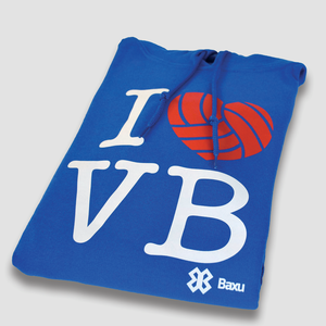 Sudadera Voleibol - I Love Volleyball - Azul