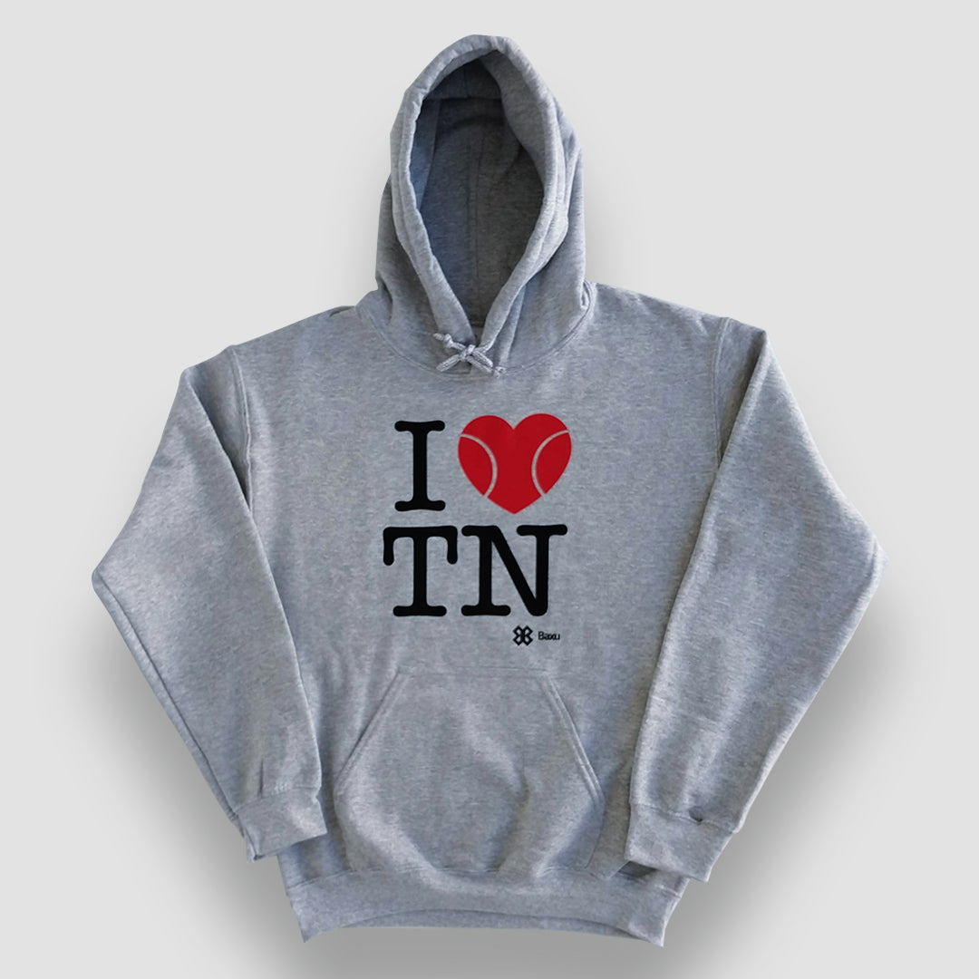 Sudadera Unisex Tenis - I Love Tennis - Gris – Baxu